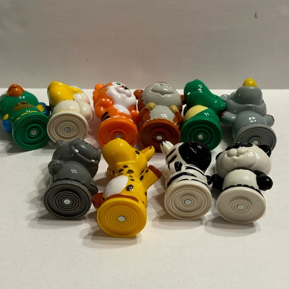 Vtech Smartville 10 Animal Replacement Figures Giraffe Hippo Zebra Tiger Parrot - Picture 3 of 4